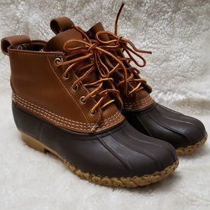 LL Bean duck boots